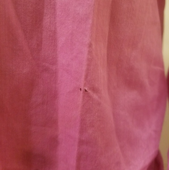 VAN LAACK ROYAL Vibrant Pink Solid Poplin Long Sle - Picture 6 of 8